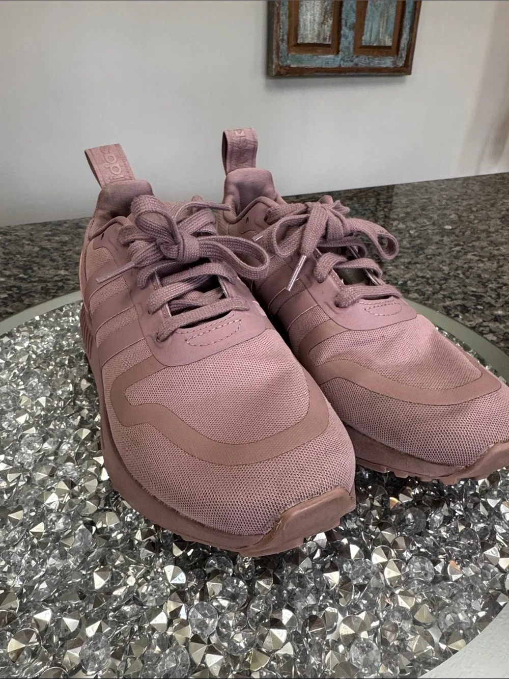 adidas Mauve Pink Runner athletic Sneakers M6 W8